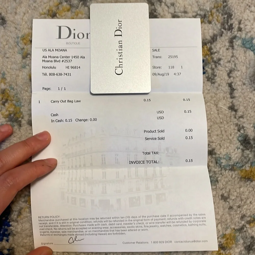 Authentic Dior mid-size saddle bag - Picture 3 of 5